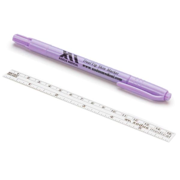 Marker Skin Fine/Regular Tip Violet Sterile 100/Ca